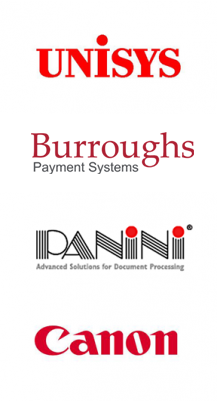 Burroughs, Canon, Panini, and Unisys